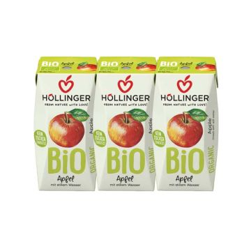 Zumo de manzana Höllinger 3x200 ml ECO