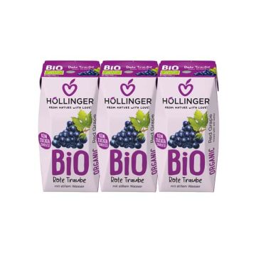 Zumo de uva Höllinger 3x200 ml ECO
