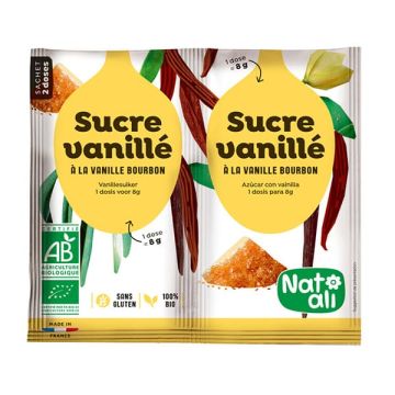 Azúcar con vainilla Natali 2x8gr ECO