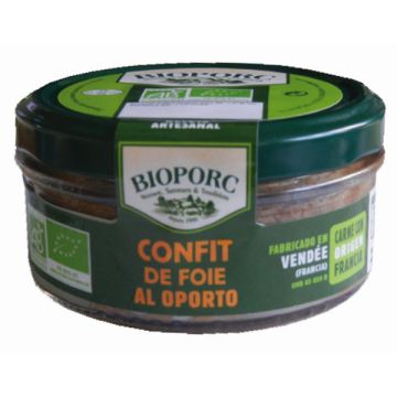 Confit foie al Oporto Bioporc 120g ECO