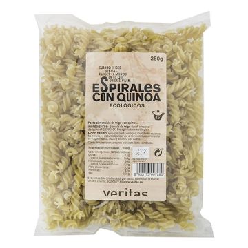 Espirales con quinoa Veritas 250gr ECO