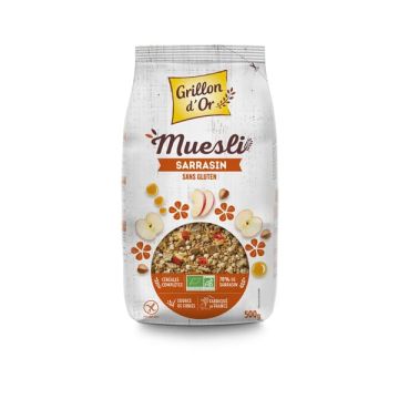 Muesli t.Sarraceno s/g Grillon 500g ECO