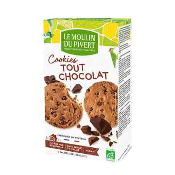 Cookies todo Chocolate Pivert 175g ECO