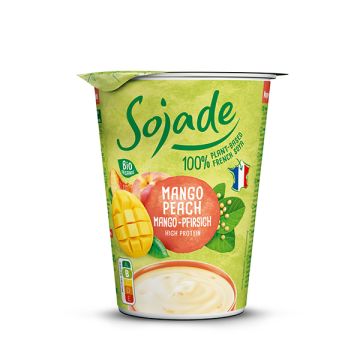 Postre Mango y Melocotón Sojade 400g ECO