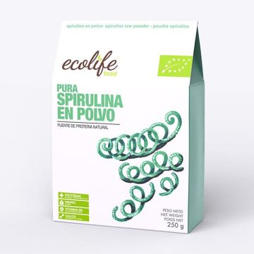 Espirulina en polvo Ecolife 250gr ECO