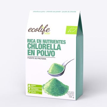 Chlorella en polvo Ecolife 125gr ECO