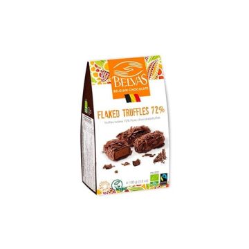 Trufas c/Chip Choc Neg.Belvas 100g ECO