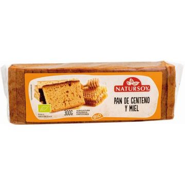 Pan miel y Centeno Natursoy 300g ECO