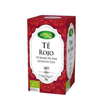 Te rojo Pu Erh Artemis 20 bolsitas ECO