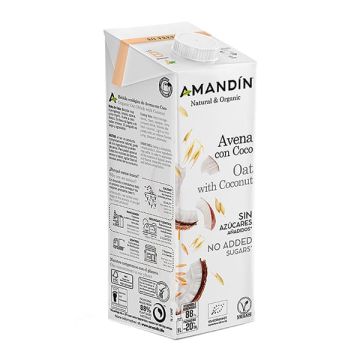 Bebida Avena Coco Amandin 1l ECO