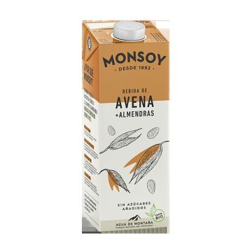 Bebida avena y almendra Monsoy 1l ECO