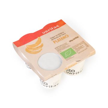 Yogur plátano Veritas 4x125g ECO