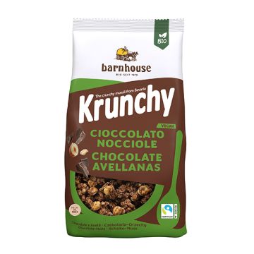 Crunchy sun choco neg Barnhouse 375g ECO