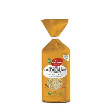 Tortitas arr/cúrc/pimienta Gran 115g ECO