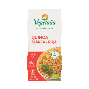 Quinoa roja y blca cocida Vegetal 2x125g