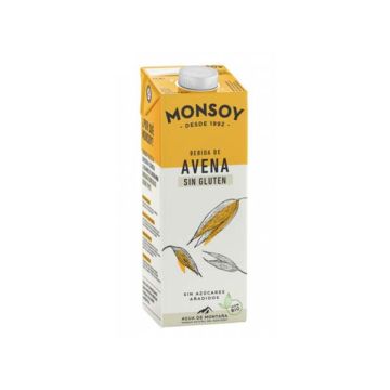 Bebida de Avena S/Gluten Monsoy 1L ECO