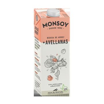 Bebida de Arroz Avellana Monsoy 1L ECO