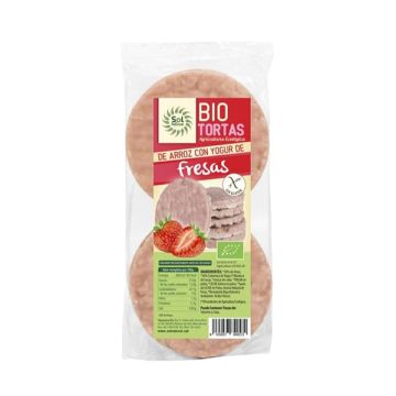 Tortita arroz yogur fresa Sol N.100g ECO