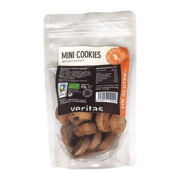 Mini cookies choco s/g Veritas 115g ECO