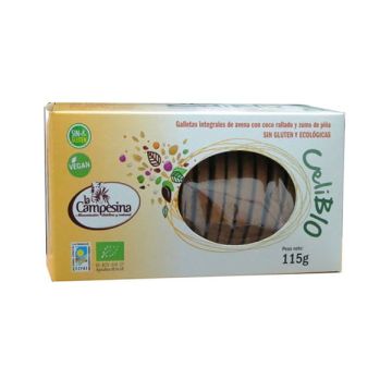 Galletas aven coco piña Celibio 115g ECO