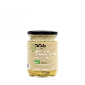Quin Verdur/Cúrcu/Curry Carlota 425g ECO