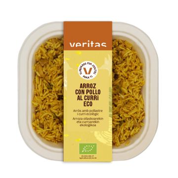 Arroz con pollo curry Veritas 250g ECO