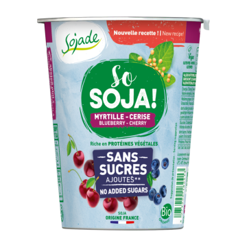 Postre soja ara/cer. s/a Sojade 400g ECO