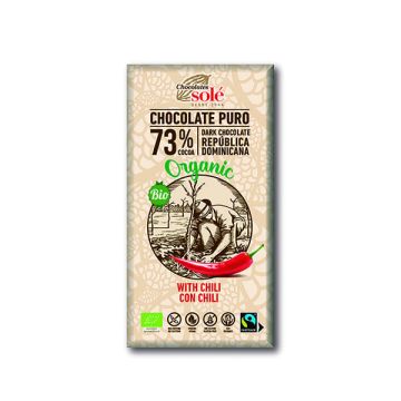 Chocolate negro c/chili 100g Sole ECO