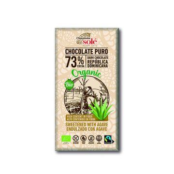 Chocollate negro c/ágave 100g Sole ECO