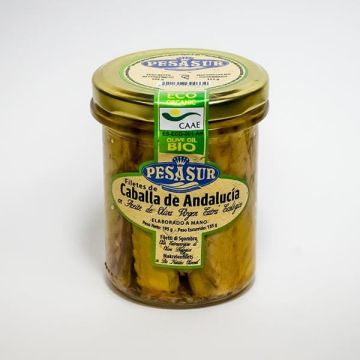 Filetes caballa cristal Pesasur 135g ECO
