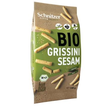 Grissini Sésamo s/glut Schnitz 100g ECO
