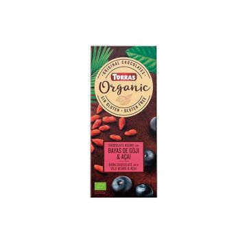 Choco negro c/bayas goji&acai 100g ECO
