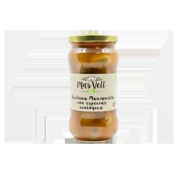 Aceituna Verde Especias MasVell 200g ECO