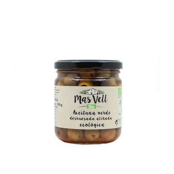 Aceituna verd s/ hues Mas Vell 170g ECO