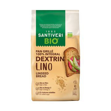 Pan tost lino dextrin Santiveri 240g ECO