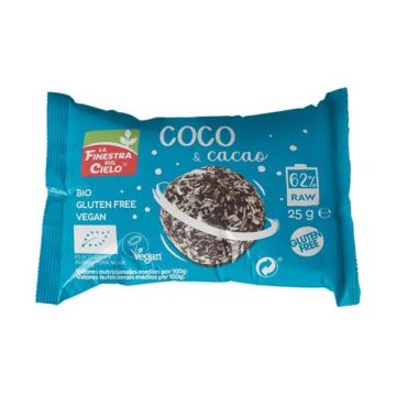 RawBall coco/cacao Finestra 25g ECO