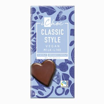 Chocolate vegano clásico iChoc 80g ECO