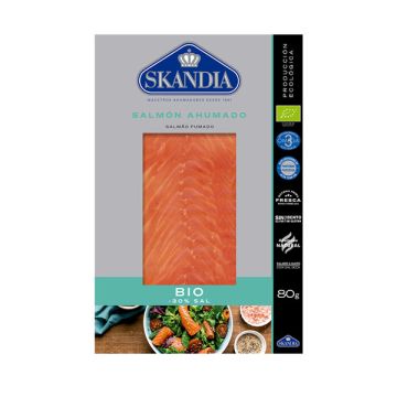 Salmón ahumado b/sal Skandia 80g ECO