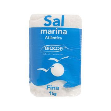 Sal Marina Atlántica Fina Biocop 1Kg