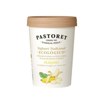 Yogur de plátano El Pastoret 500g ECO