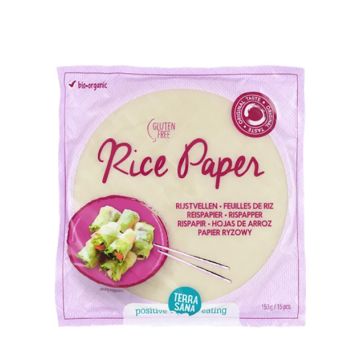 Hojas arroz TerraSana 15u 150g ECO
