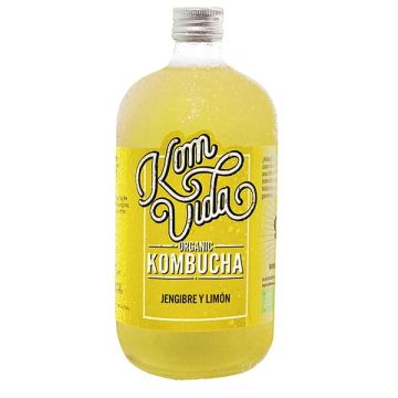 Kombucha jeng limón Komvida 750ml ECO