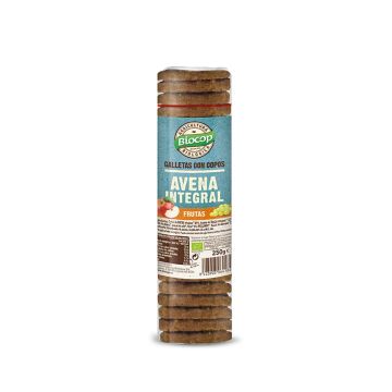 Galleta copo avena fruta Biocop 250g ECO