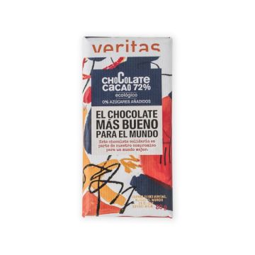 Chocolate negr 72% fibra Veritas 80g ECO