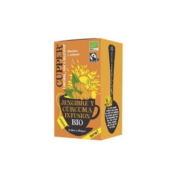 Infusión jeng cúrcuma Cupper 20u ECO