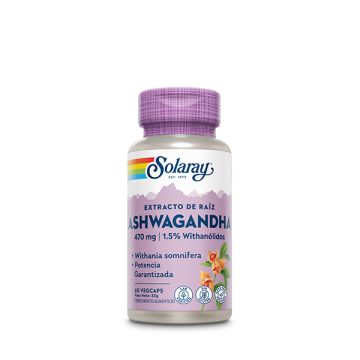 Ashwaganda 470mg Solaray 60caps