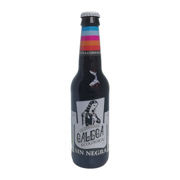 Cerveza negra s alcohol Galega 33 cl ECO