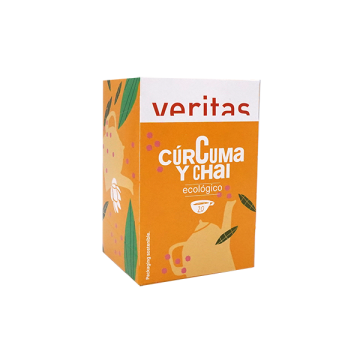 Infusión cúrcuma chai Veritas 20b ECO