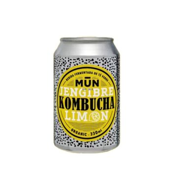 Kombucha jengibre limón Mun 330ml ECO