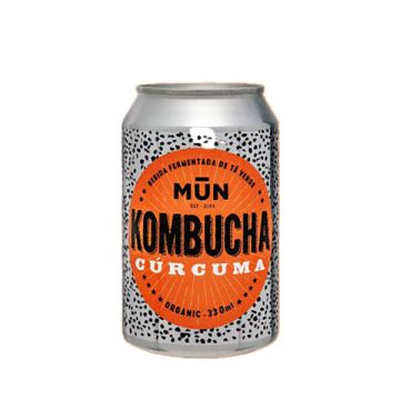 Kombucha cúrcuma naranja Mun 330ml ECO